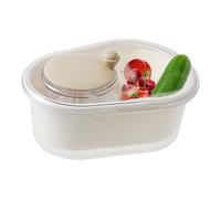 Fruit Cleaner Spinner, Fruit Cleaner Spinner, Portable Fruit Washing Machine, Large Fruit Washer, Efficient Cleaning, Labour-Saving Manual Rotation Cleaner, for Fruit and Vegetables (A)