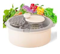 Fruit Cleaner, Spinner, Fruit Washing Machine Spinner, Manual or Electric, Fruit and Vegetable, Multifunctional Food Washer, Kitchen Accessory for Home