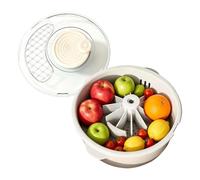 Fruit Cleaner Spinner Manual Multipurpose Large Capacity Wash Bowl