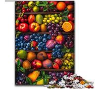 Fruit Collection Jigsaw Puzzles for Adults 1000 Piece Puzzle, Suitable for Ages 14 And Up Family Fun It Is Ideal As A Gift for The Whole Family (26x38cm)
