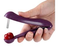 Fruit Corer Remover - Cherry Pitter, 30g Lightweight Olive Stoner, Splatter Guard Kitchen Tool, Space-Saving Lock Design, Comfortable Handle | Seed Remover for Cherry Jujube Home Kitchen Use