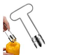 Fruit Corn Extractor, Fruit Core Remover, Vegetable Pitter Tool | Multifunctional Stainless Steel Kitchen Cutter for Pineapple, Jalapeno