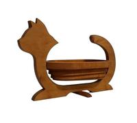 Fruit Cradle, Feline Candy Organizer, Serving Plate with Interlocking Segments, Timber Display, Fruit Container Dish with Compact Folding Structure, Treat Storage Basket for Living Space