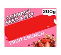 Fruit Crunch Wholegrain Rye Crispbread with Currants, Seeds and Oats, Low in Saturated Fat, 200g