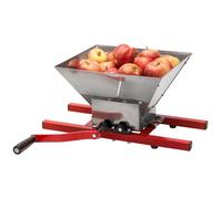AlcoFermBrew Fruit Shredder - Manual 7L Stainless Steel Crusher for Hard & Soft Fruits | Apple, Pear, Grape & Berry Shredder for Juice, Cider & Wine Making | Durable & Easy to Clean