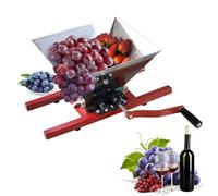 Fruit Crusher, Manual Juicer Grinder, 7L Portable Fruit Scratter Pulper with Handle for Grape, Berry, and Wine Sauce Preparation