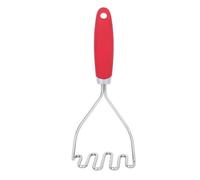 Fruit Crusher Multifunctional Wave Mud Press Masher Kitchenware Heavy Duty Vegetable Crusher(Red)