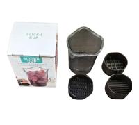 Fruit Cup Slicer - Fruit Cup Slicer | Professional Slicer | Strawberry Cutter | Strawberry Slicer | Detachable Kitchen Tool for Slicing Grapes