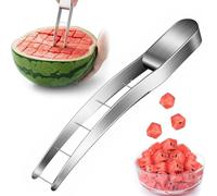 Fruit Cutter, Watermelon Cutter Efficient Watermelon Windmill Cutter with Sharp Blade Portable 304 Stainless Steel Fruit Slicer Tool for Summer Family Parties Camping