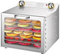 Fruit Dehydrator, Commercial Food Freeze Dryer Machine, 400w Meat Dryer, 8 Layer Suitable for Jerky, Mushroom, Beef, Herbs, Yogurt