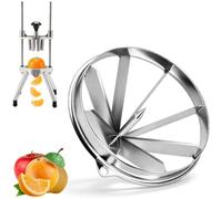 Fruit Dicing Machine Blades, Stainless Steel Detachable Fruit Slicer Lemon Cutter Slicer Lemon Slicer Fruit Cutter for Apples Pears Oranges (8 Section)