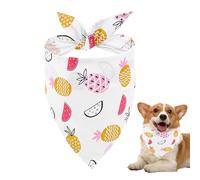 Fruit Dog Bandana | Triangle Scarfs Bibs with Cute Fruit Pattern,Triangle Scarf Bibs for Puppy, Soft Pet Triangle Scarfs Bibs for Pet, Dog, Small Dog
