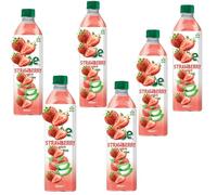 Fruit Drink - 500ml - Mixed Flavours: Natural, Mango, Blueberry, Strawberry, Summer Berries & BIG Refreshing & Fruity - Flta (6 x bottle, Strawberry)