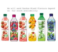 Fruit Drink - 500ml - Mixed Flavours: Natural, Mango, Blueberry, Strawberry, Summer Berries & BIG Refreshing & Fruity - Flta (12 x botle, Random Mixed)