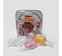 Fruit Drops Individually Wrapped Hard Boiled Sweets, 200G Retro Old Fashioned Sweet Bags, Assorted Fruity Flavoured Candy