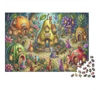 Fruit Fairytale Village 1000 Piece Jigsaw Puzzle,Adults & Kids 14+,Home Wall Decor,Gift Idea,Impossible Challenge,Premium Cardboard,Educational Toy,Stress Relief 70x50cm