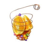 Fruit Feeder for Birds - Outdoor Hanging Spiral Hook, Durable Metal | Bird Fruit Feeding Tool for Garden, Balcony & Large Cage | Attracts Wild Birds, Hummingbirds & Small Pets, Weather-Resistant