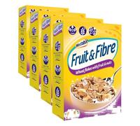 Fruit & Fibre Wheat Flakes with Fruit & Nuts 500g (Pack of 4)
