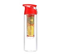 Fruit Filter Bottle - 28oz Leakproof Drinking Glass with Capacity, Removable Infuser Network Cover with Handle Lid, Reusable Juice Cup