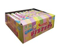 Swizzels Giant Original Fizzer Sweets Vegan Friendly Sweets Delicious Fizzy Multipack 24 Fizzer Rolls