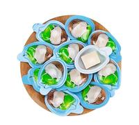 Fruit flavored mixed candies, durian candy, mango strawberry fruit candy, soft candy, milk candy, Childhood Tastes Toffee Small Gifts Snacks,gift (Coconut,300g)