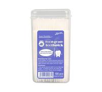 Fruit Flavored Toothpicks Pack of 100 - Herringbone Shape Double Head Interdental Brush | Flavoured Highly Efficient Deep Cleaning Toothpick | Care Bad Breath Protection Portable Case PP