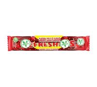 Fruit Flavour Variety Refreshers Chew Bar 18g - Fizzy & Fruity Chewy Sweets - Suitable for Vegans (10 x Chew, Cherry Colla)