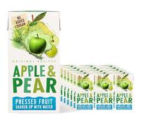 Fruit Flavour Water Variety Pack - Apple & Pear, Mango & Summer Berries - 200ml Juice Drink Cartons - No Added Sugar - cwp (18 x Pack, Apple & Pear Kids Juice Drink)