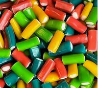 Fruit Flavoured Assorted Pencil Bites - Fruit Liquorice Filled Sweets - 1 KG Bag - Assorted Pencils - Halal