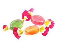 Fruit Flavoured Boiled Sweets 2kg, Individually Twist Wrapped Hard Candy, Vegetarian & Gelatine Free