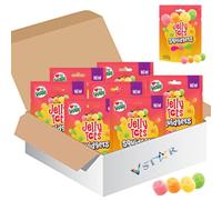 Fruit Flavoured Jelly Tots,Fruitt Pastilles Squidgy Sweets Sharing Bags 120g - New edition Sweets - Rwnt (06 Bags, Jelly Tots)