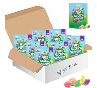 Fruit Flavoured Jelly Tots,Fruitt Pastilles Squidgy Sweets Sharing Bags 120g - New edition Sweets - Rwnt (06 Bags, Fruit Pastilles)