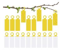 Fruit Fly Slab Trap,20 Pieces Outdoors for - Hooks Double Sided Fruit Fly Trap, Suitable for Home and Kitchen and Balcony and Greenhouse and Orchard and Garden and Restaurant