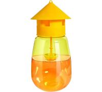 Fruit Fly Traps Indoor Outdoor, Reusable Fruit Fly Catcher with One-Way Funnel, Non-Toxic Gnat Trap for Kitchen, Home, Balcony, Garden & Orchard Pest Control, Easy to Use，1pc
