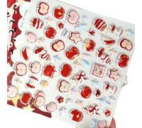 Fruit Foam Sticker for Craft Journal Planner Photo Album Scrapbooking Kids Motivational Sticker for Classroom Rewarding Motivational Sticker