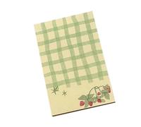 Fruit Food Pattern Theme Design Reusable Sticky Note Selves Adhesive Write Pad Removable for Journaling Office School Reusable Adhesive Note