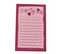 Fruit Food Pattern Theme Design Reusable Sticky Note Selves Adhesive Write Pad Removable for Journaling Office School Reusable Stick Memo Pad