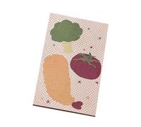 Fruit Food Pattern Theme Design Reusable Sticky Note Selves Adhesive Write Pad Removable for Journaling Office School Reusable Stick Memo Pad