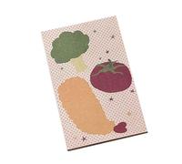 Fruit Food Pattern Theme Design Reusable Sticky Note Selves Adhesive Write Pad Removable for Journaling Office School Multipurpose Writing Pad for Students