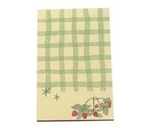 Fruit Food Pattern Theme Design Sticky Note Selves Adhesive Write Pad Removable for Journaling School Fruit Theme Stick Note Pack Stick Memo Pad