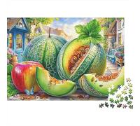 Fruit Garden 1000 Piece Gift Giving Puzzle for Adults Melons Apple Garden Cottage Premium Thick Sturdy Vibrant Challenging Hard Stress Relief 52x38cm/1000pcs