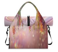 Fruit Grapes Sports Duffle Bag with Shoe Compartment Weekend Overnight Bags Tote Cabin Luggage Bag for Gym Yoga Travel