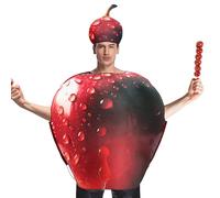 Fruit Halloween Costume,Bitter Vegetable Halloween Role Play Outfit | Funny Outfit for Dress up Holiday Carnival Mardi Gras Birthday Photoshoot School Events Women Men Teens