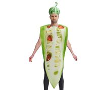 Fruit Halloween Costume - Bitter Vegetable Halloween Role Play Outfit - Novelty Outfit for Performance Events Photoshoot Birthday Mardi Gras School Friends Teens Men Women Couples