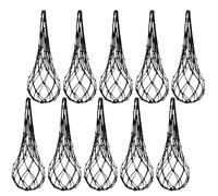Fruit Hammock 10Pcs 23.6 Inch Heavy Duty Melon Hammock Hanging Thickened Watermelon Nets Crochet Melon Cradles for Cantaloupes Pumpkins Cucumbers Watermelon