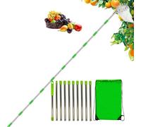 Fruit Harvest Basket - Telescopic Fruit Picker | Expandable Fruit Picker Basket with Adjustable Pole, Great Garden Tool for Fruit Hunting in Highlands, Portable Equipment for Harvesting
