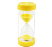Fruit Hourglass Sand Timer,Safety Colorful Clear Measures Sandglass with Protective Cover Base for Home Desk Decor Kitchen Cooking Countdown Xmas Birthday Gift (lemon,15 minutes)