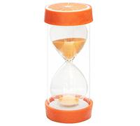 Fruit Hourglass Sand Timer,Safety Colorful Clear Measures Sandglass with Protective Cover Base for Home Desk Decor Kitchen Cooking Countdown Xmas Birthday Gift (orange,60 minutes)