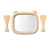 Fruit Ice Cream Maker Set | ABS & Stainless Steel, 10.2in X 8.3in X 1.4in, 1300g | Cute Bear Style Fried Ice Cream Pan | No Power Yogurt Machine For Home