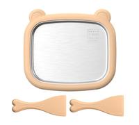 Fruit Ice Cream Maker Set Cute Bear - ABS Stainless Steel 26 x 21 x 3.5 cm 1300 g - No Electricity Fried Ice Cream Pan For Home - DIY Yogurt Machine